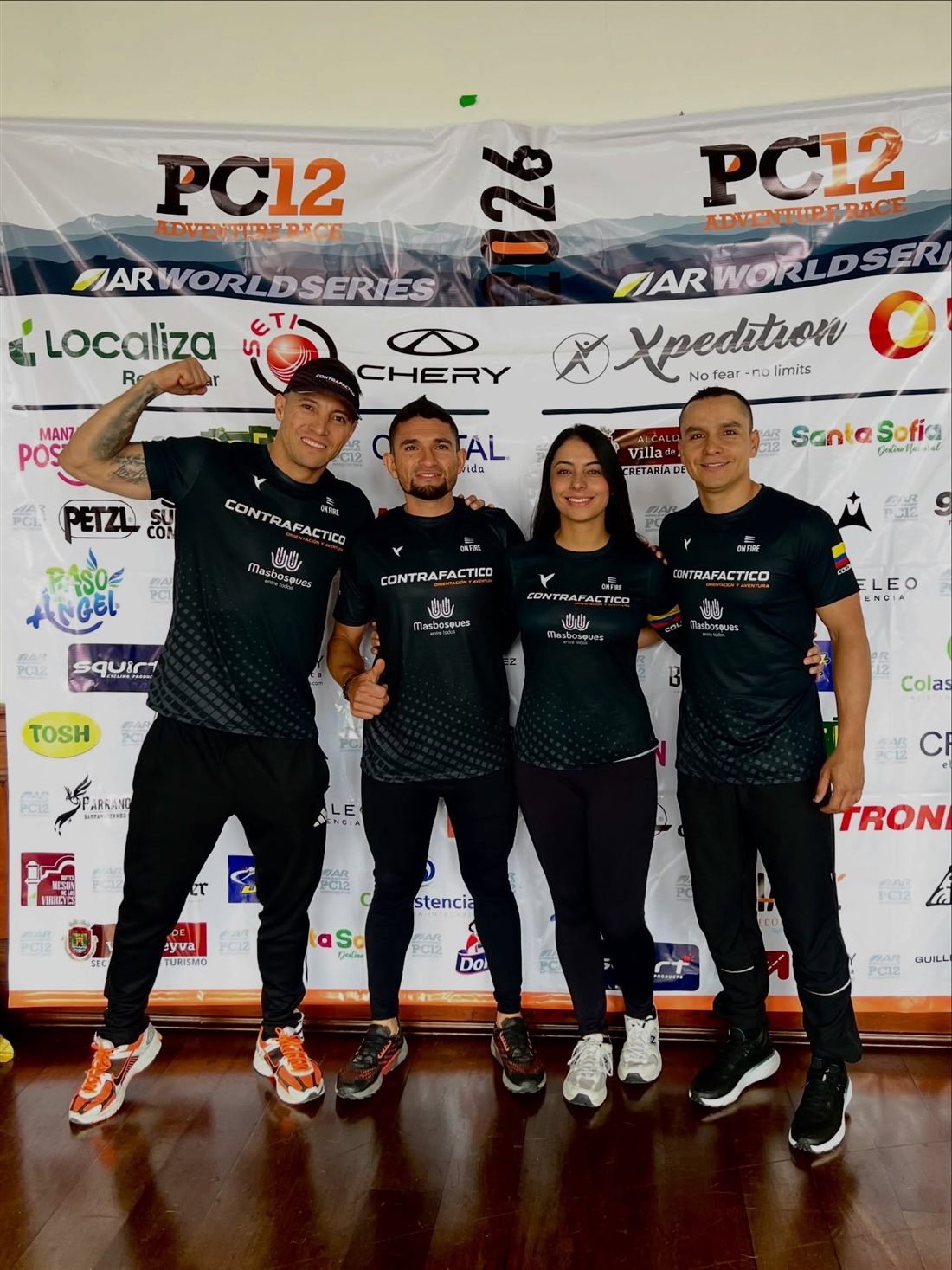 El equipo del Club Contrafáctico en la PC12 Adventure Race